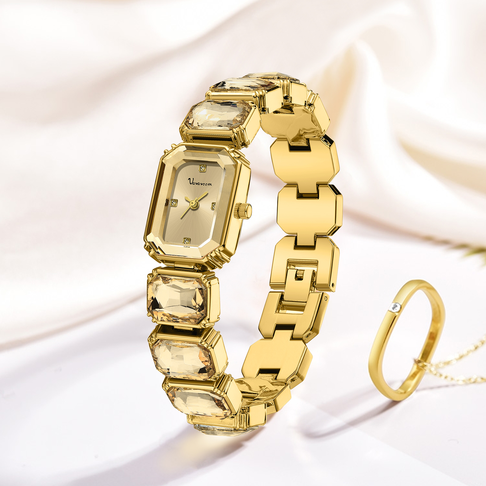 Jewelry Watches Gold - 2025 New Women Watches Luxury Diamond