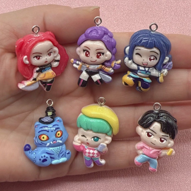 Jewelry & Watches Spółka Z Ograniczoną Odpowiedzialnością - 10pcs resin cartoon pendant, DIY jewelry