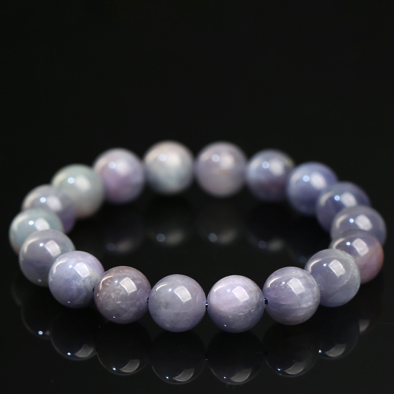 Gemstone Bracelet Healing - Cat's Eye Shape 8MM Natural Kunzite