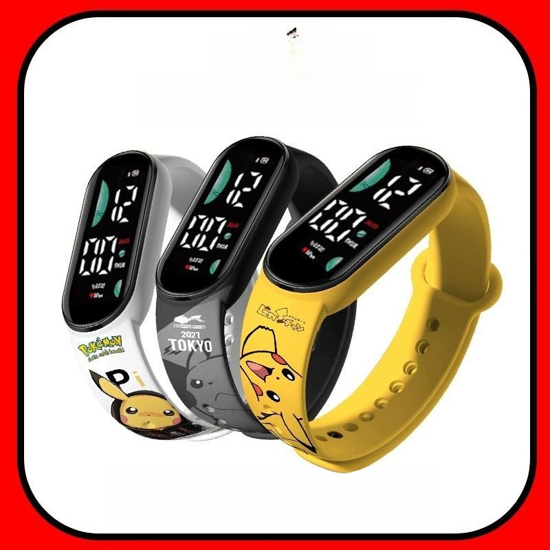 Jewelry Stores Watches - Pokémon cartoon pattern digital watch student
