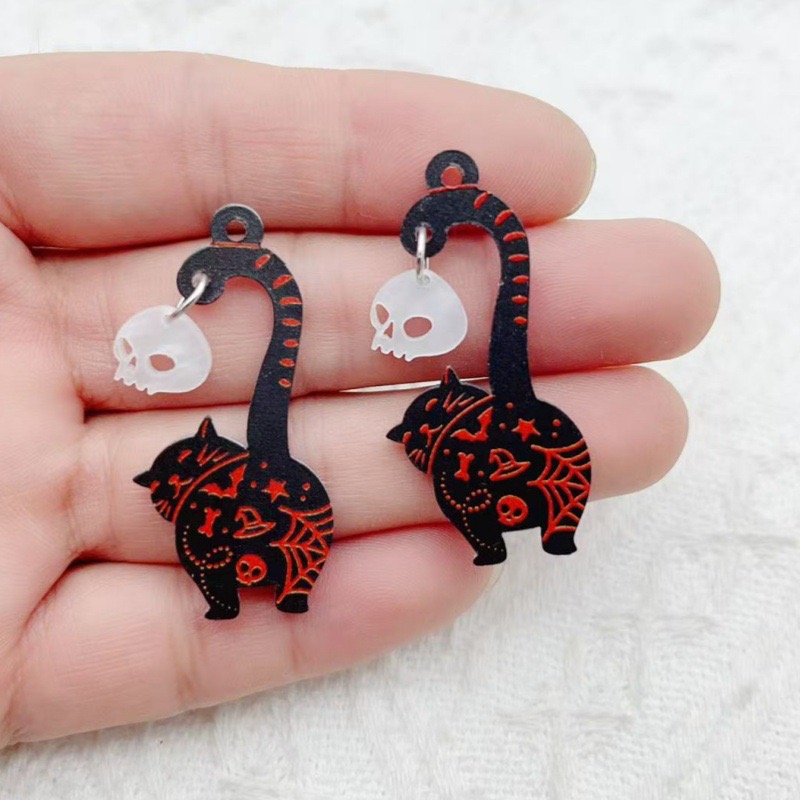 10pcs Halloween Acrylic Ghost  - Jewelry & Watches Spółka Z Ograniczoną Odpowiedzialnością recensie en prijs