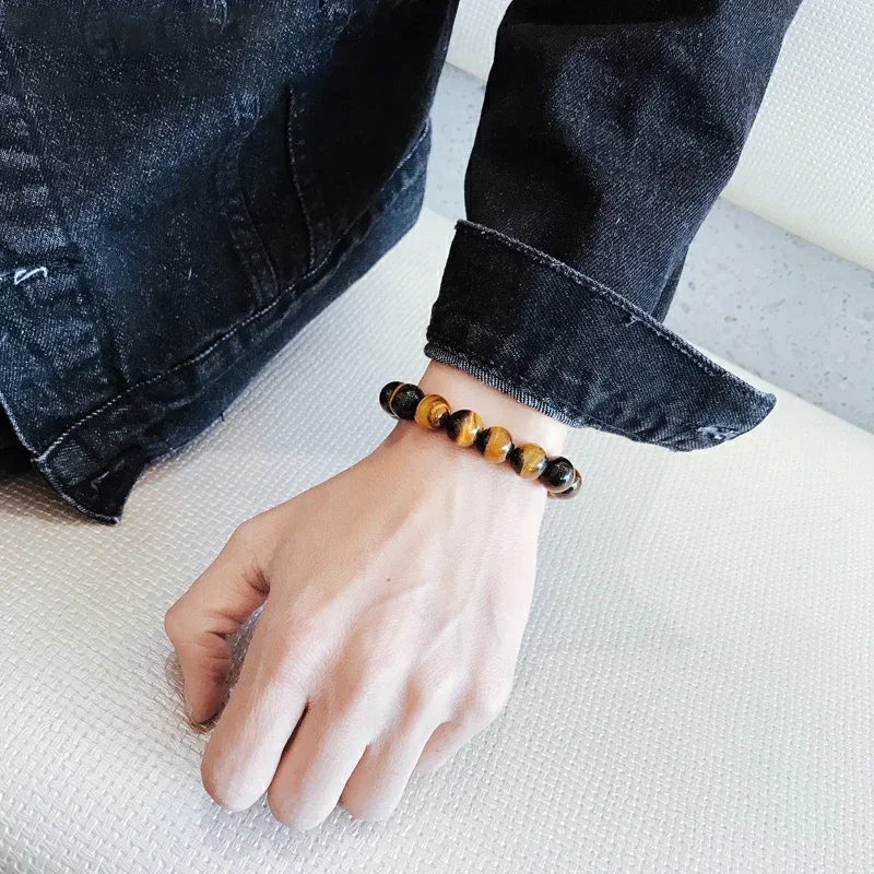 Fashion Tiger Eye Bracelet Men - Gemstone Bracelet Healing recensie en prijs