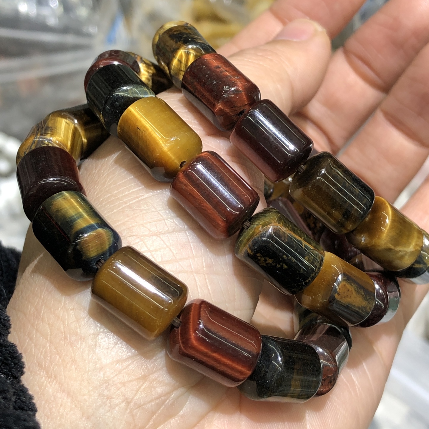 1 Pc Natural Colorful Tiger Ey - Gemstone Bracelet Healing recensie en prijs