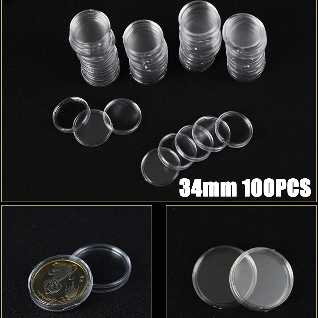 100 Clear Plastic Coin Capsule - Collectors Coins Jewelry & Watches Of Smithtown Reviews recensie en prijs
