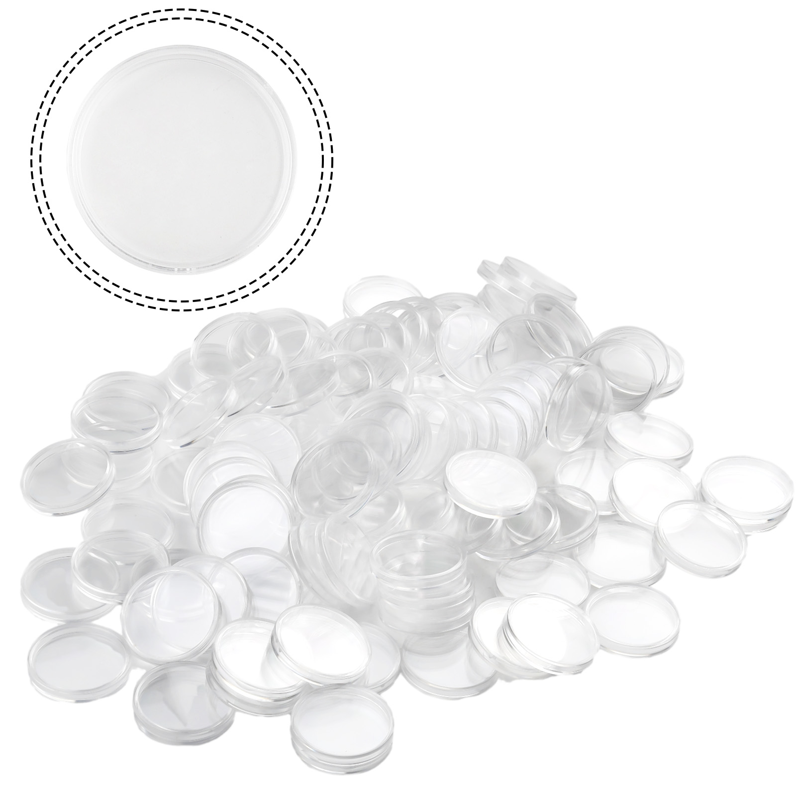 100 Clear Plastic Coin Capsule - Collectors Coins Jewelry & Watches Of Smithtown Reviews recensie en prijs