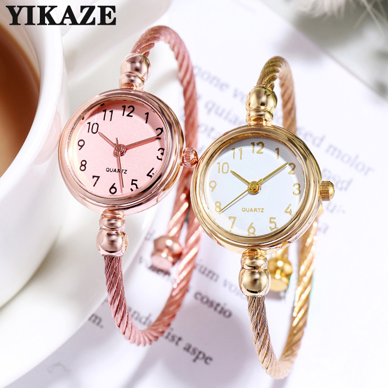 YIKAZE Women Watches Small Gol - Jewelry Watches Gold recensie en prijs