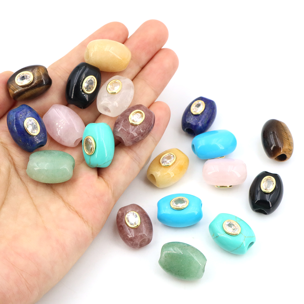Natural Stone Big Hole Flat Bu - Gemstone Bracelet Healing recensie en prijs
