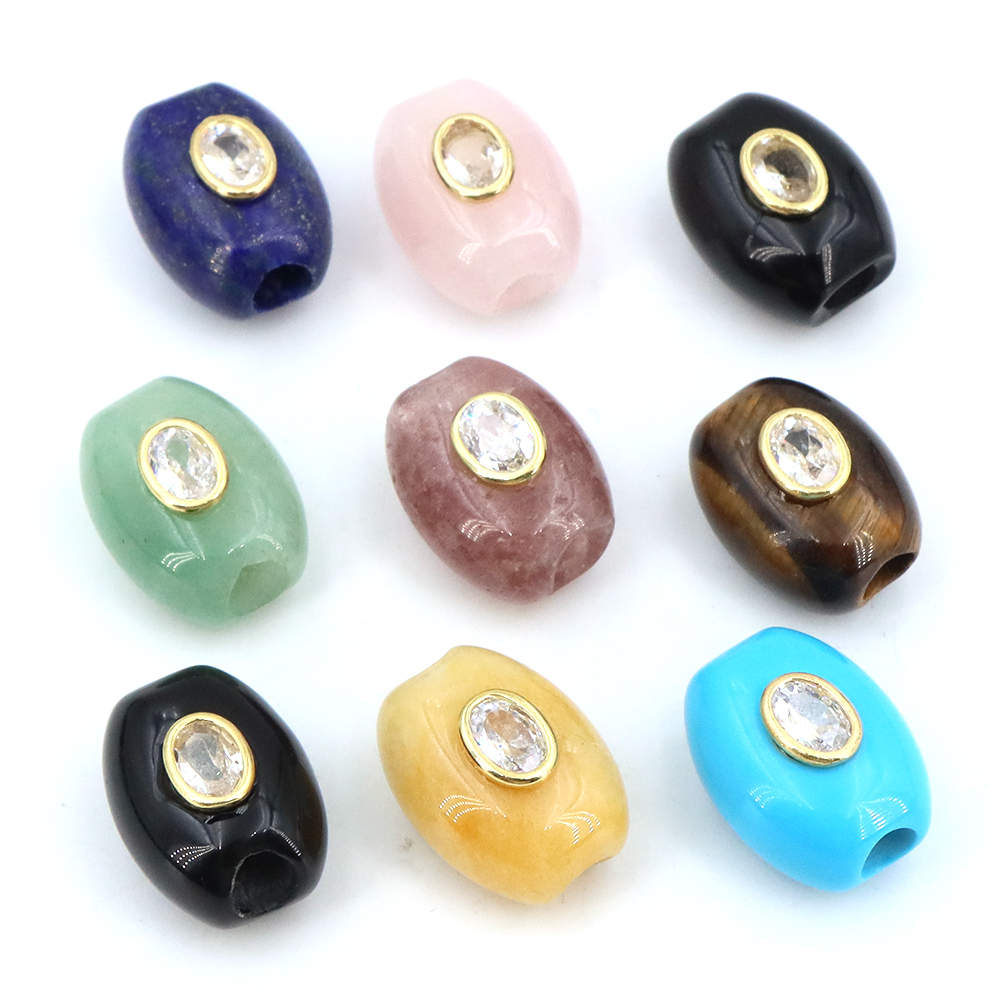 Natural Stone Big Hole Flat Bu - Gemstone Bracelet Healing recensie en prijs
