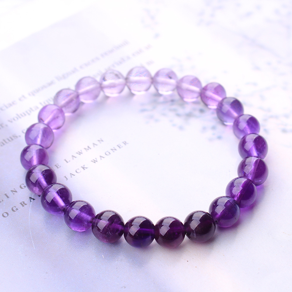 Natural Purple Amethyst Quartz - Gemstone Bracelet Healing recensie en prijs