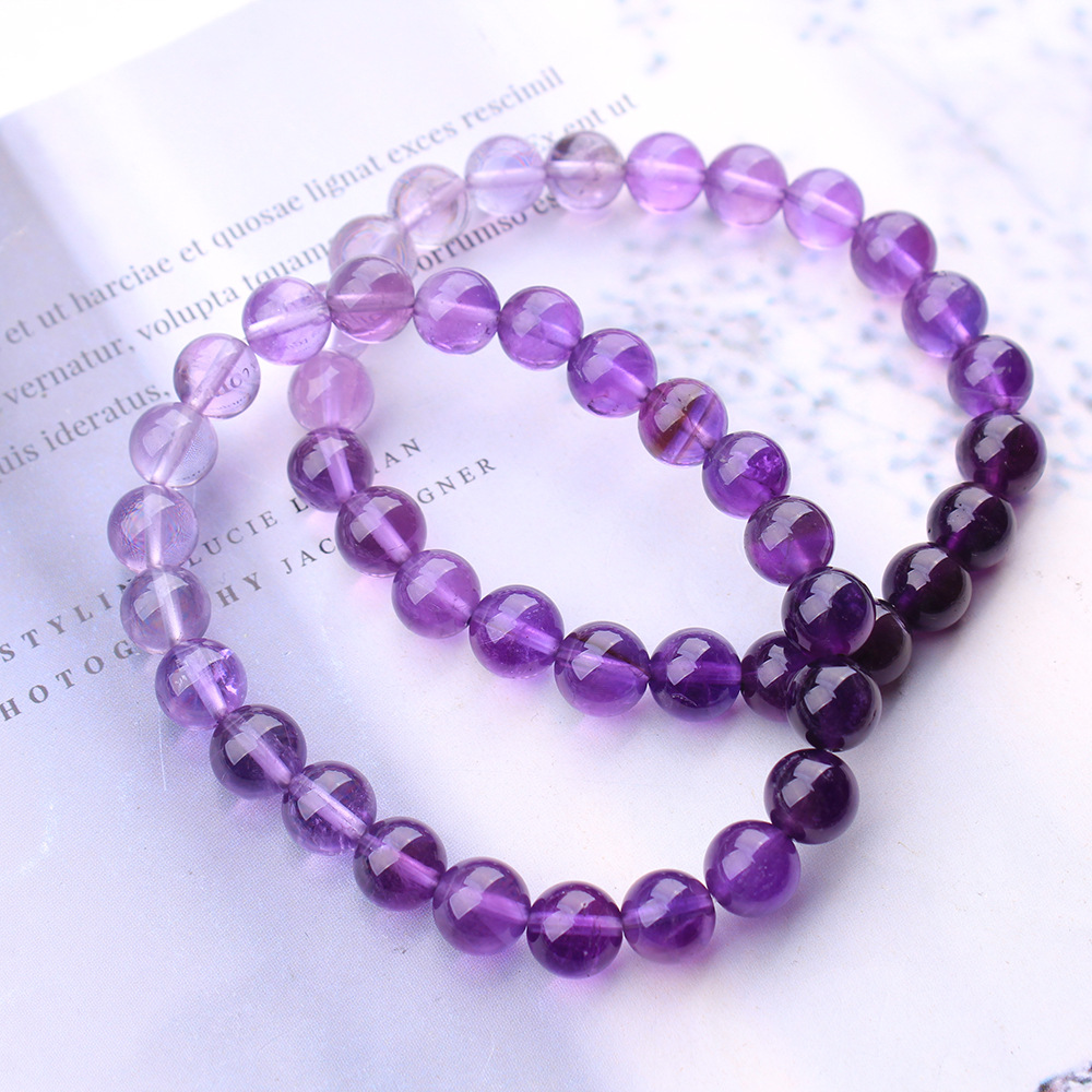 Natural Purple Amethyst Quartz - Gemstone Bracelet Healing recensie en prijs