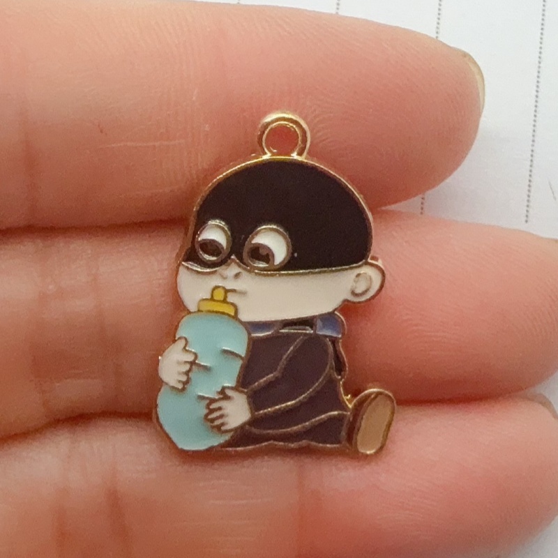 10pcs alloy drip oil cartoon p - Jewelry & Watches Spółka Z Ograniczoną Odpowiedzialnością recensie en prijs