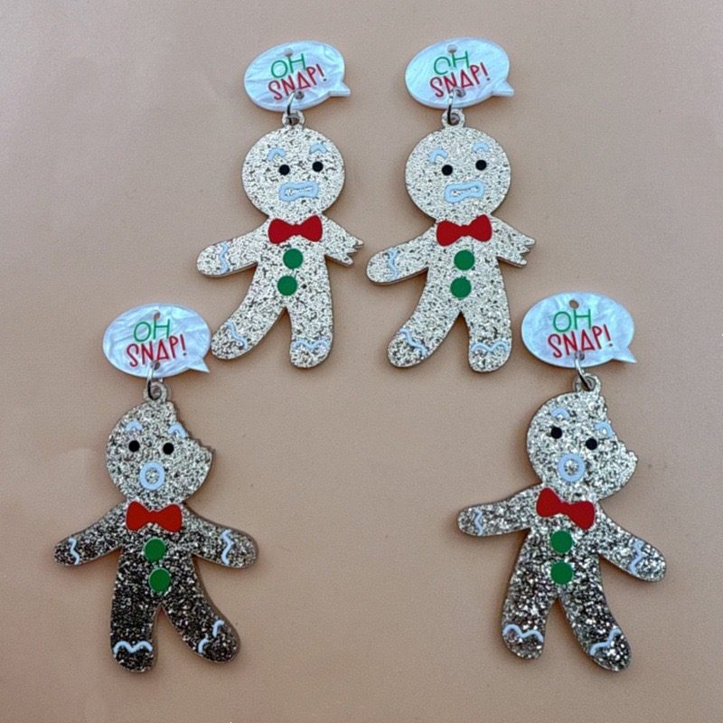 10pcs Cute Christmas Gingerbre - Jewelry & Watches Spółka Z Ograniczoną Odpowiedzialnością recensie en prijs