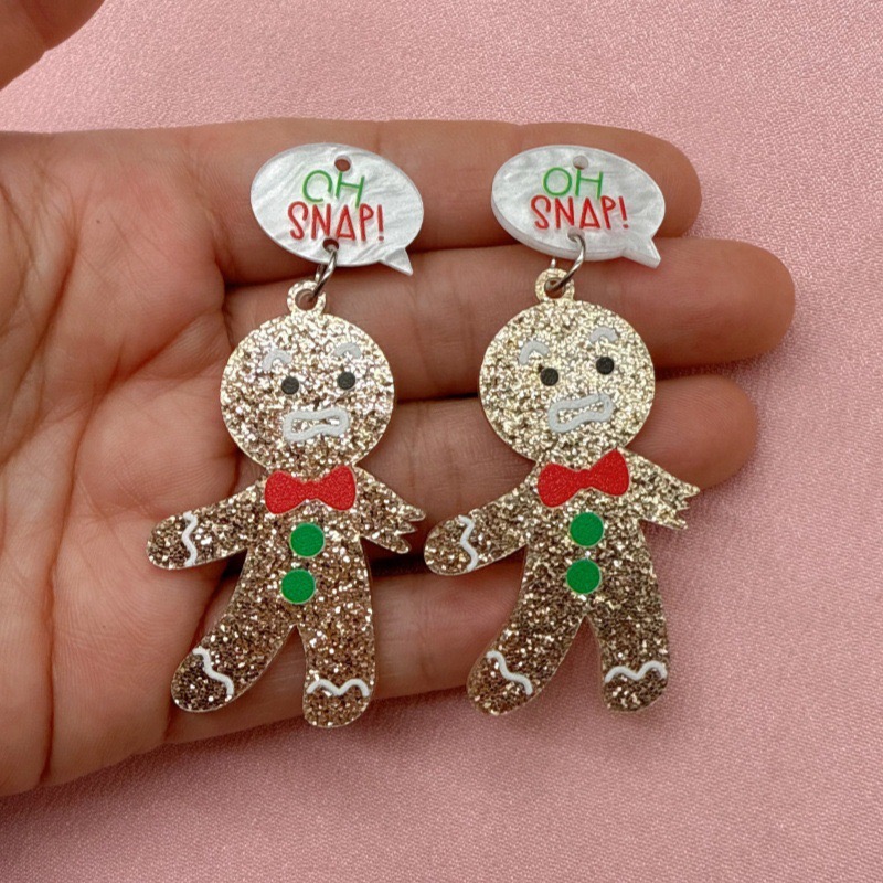 10pcs Cute Christmas Gingerbre - Jewelry & Watches Spółka Z Ograniczoną Odpowiedzialnością recensie en prijs