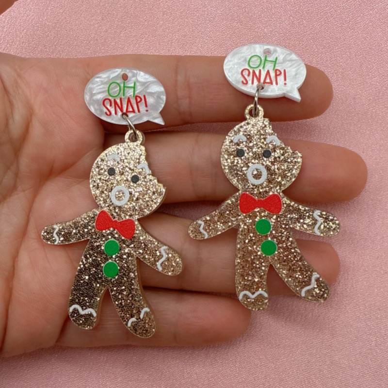 10pcs Cute Christmas Gingerbre - Jewelry & Watches Spółka Z Ograniczoną Odpowiedzialnością recensie en prijs