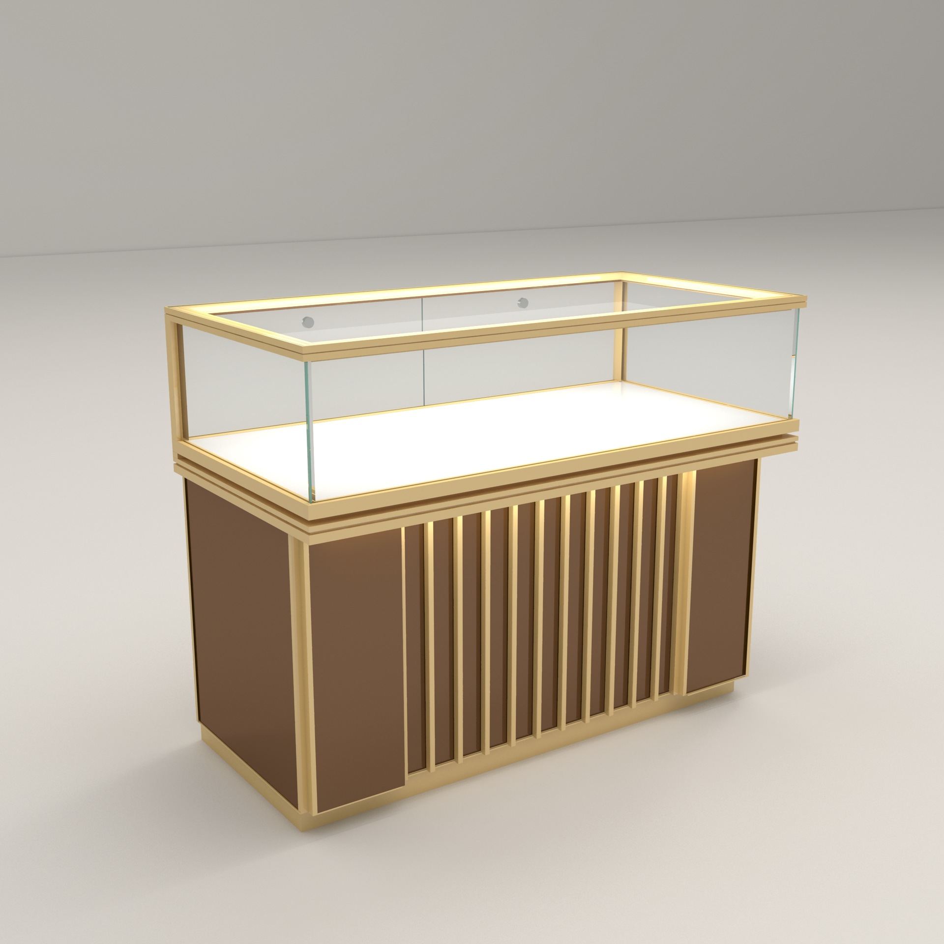 Glass jewelry display cabinet  - Jewelry Shop Watches recensie en prijs