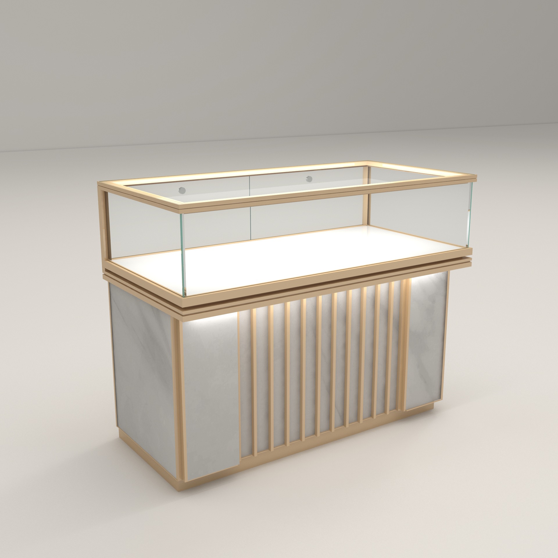 Glass jewelry display cabinet  - Jewelry Shop Watches recensie en prijs