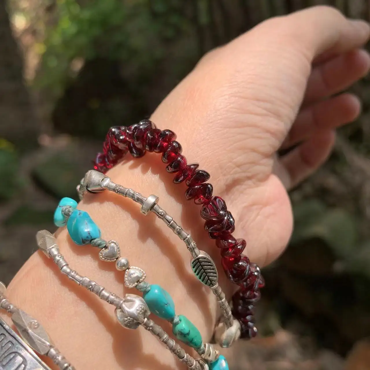Natural Garnet Bracelet For Wo - Gemstone Bracelet Healing recensie en prijs