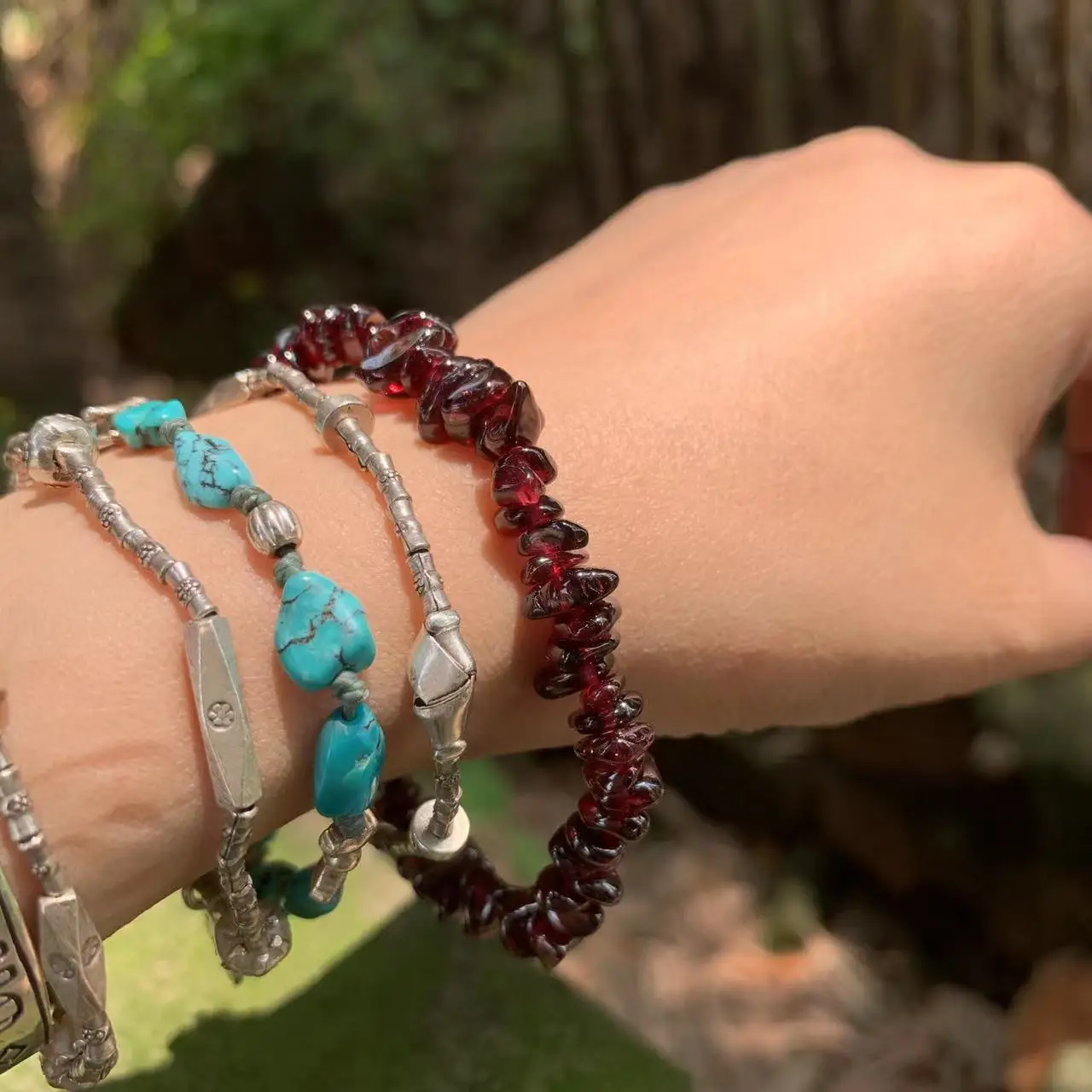 Natural Garnet Bracelet For Wo - Gemstone Bracelet Healing recensie en prijs