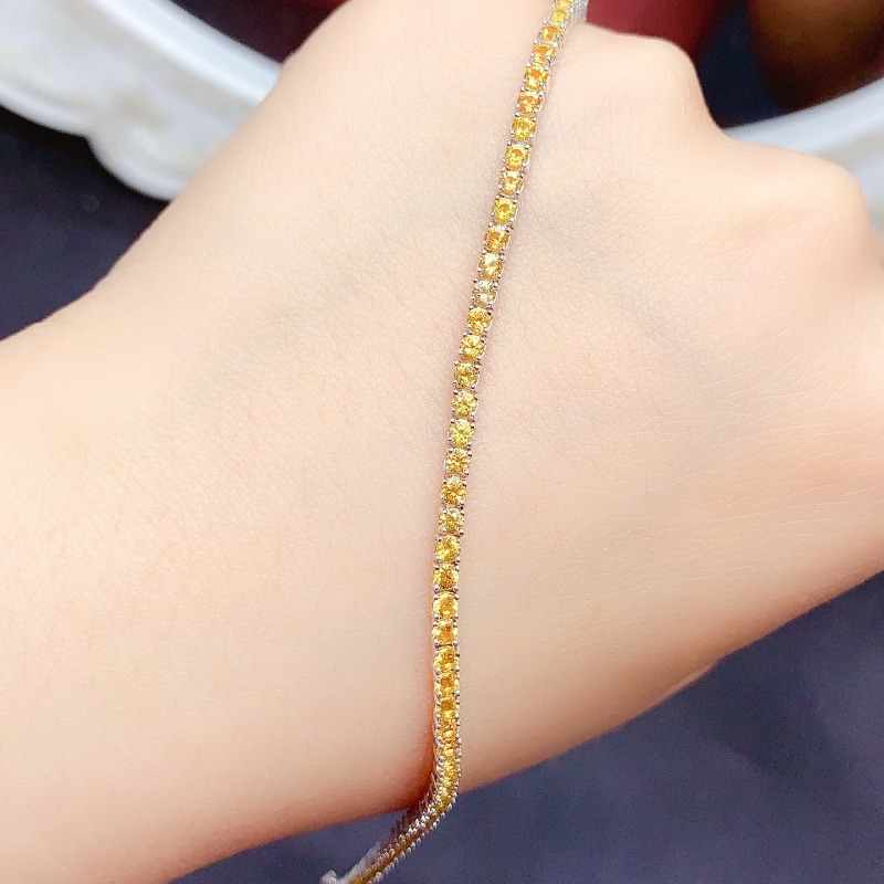 Natural  Citrine Tennis Bracel - Gemstone Bracelet Healing recensie en prijs