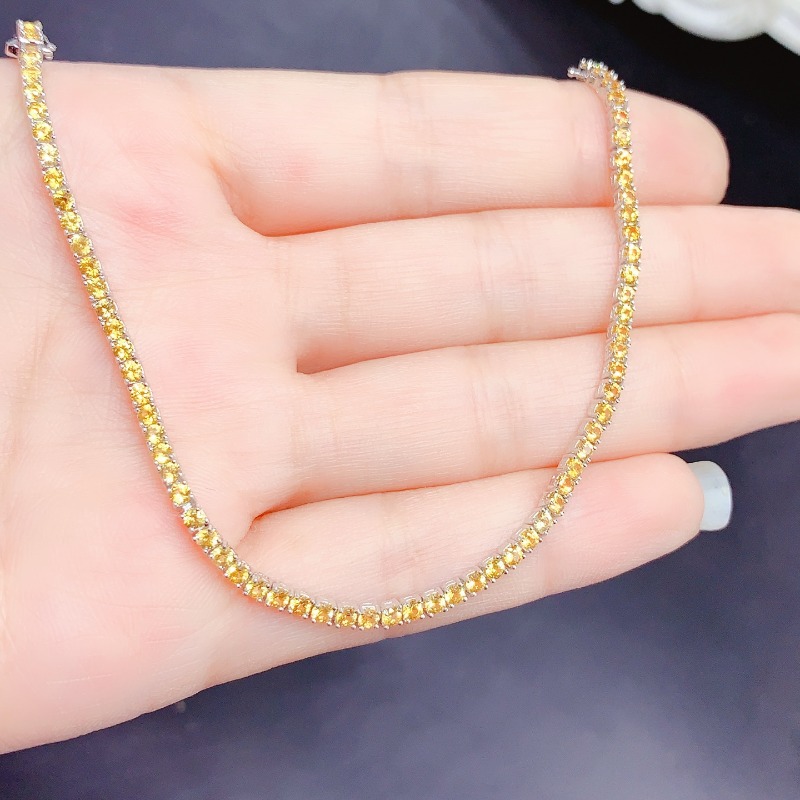 Natural  Citrine Tennis Bracel - Gemstone Bracelet Healing recensie en prijs