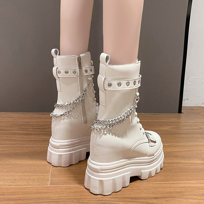 Autumn Thick Heel Ankle Boots  - Anklet Foot Chain recensie en prijs