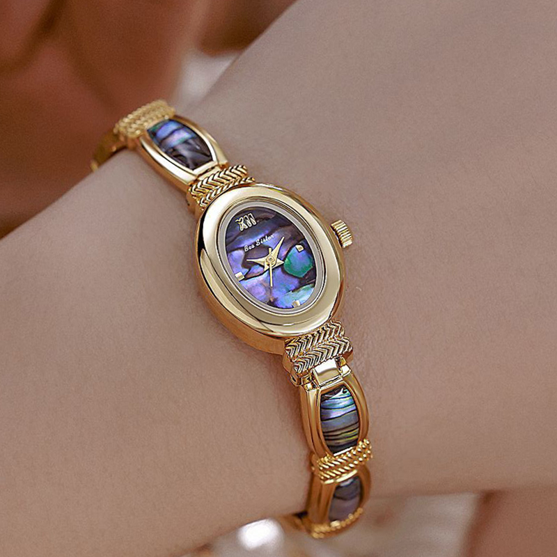 Oval Dial Women Bracelet Watch - Jewelry Watches Gold recensie en prijs