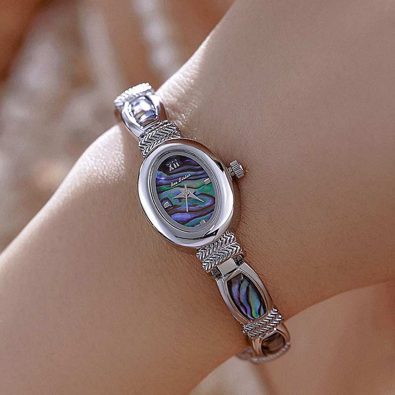 Oval Dial Women Bracelet Watch - Jewelry Watches Gold recensie en prijs