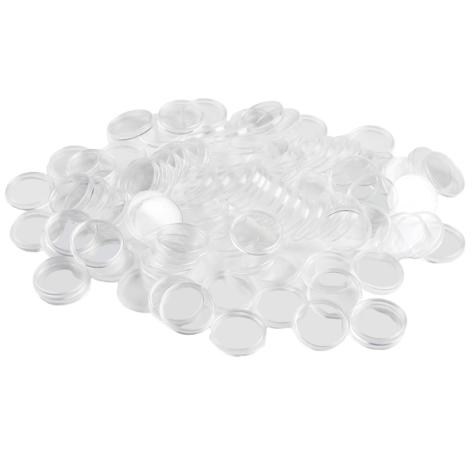 100Pcs Transparent Plastic Rou - Collectors Coins Jewelry & Watches Of Smithtown Reviews recensie en prijs
