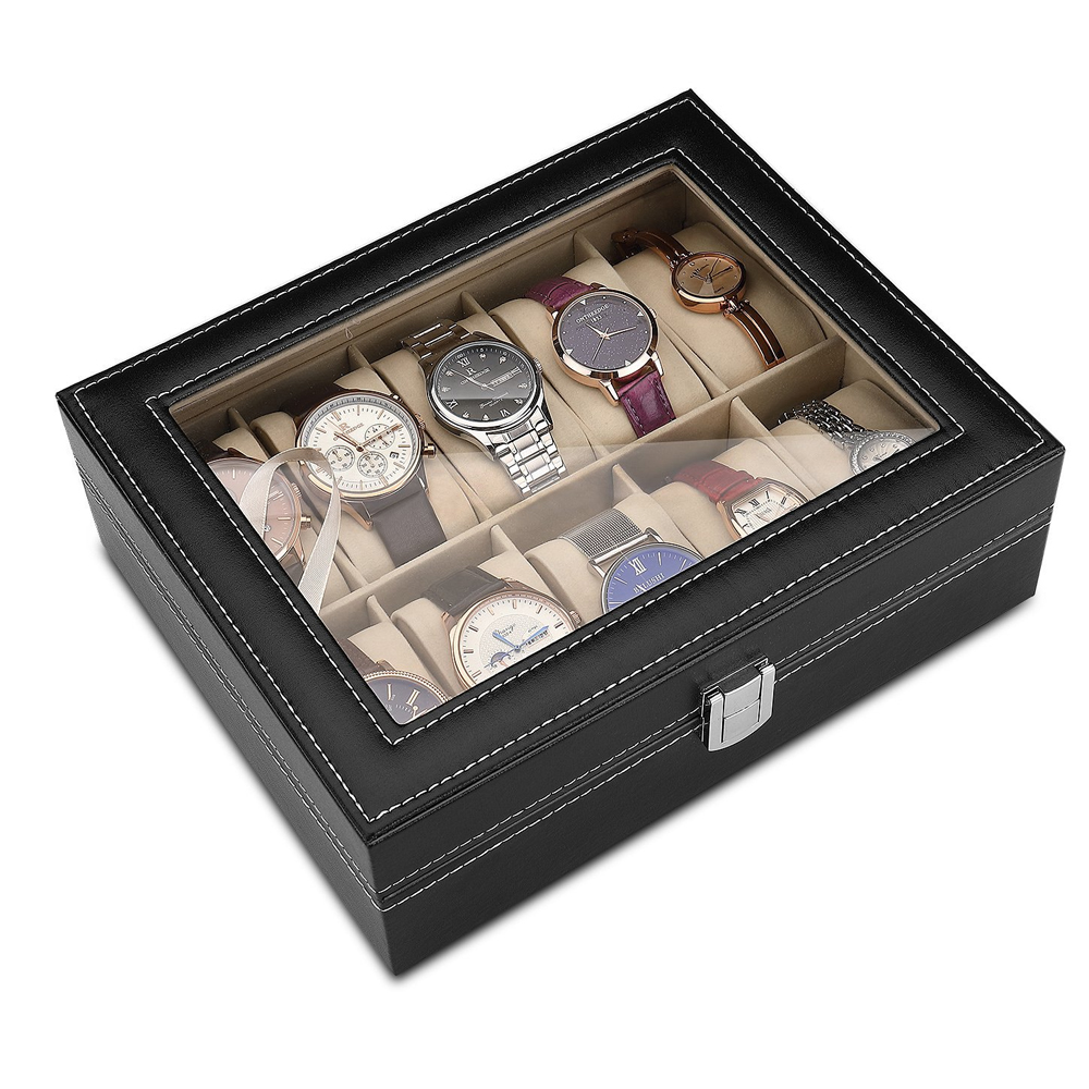 10-bit PU Leather Gray flannel - Best Jewelry Watches Women recensie en prijs