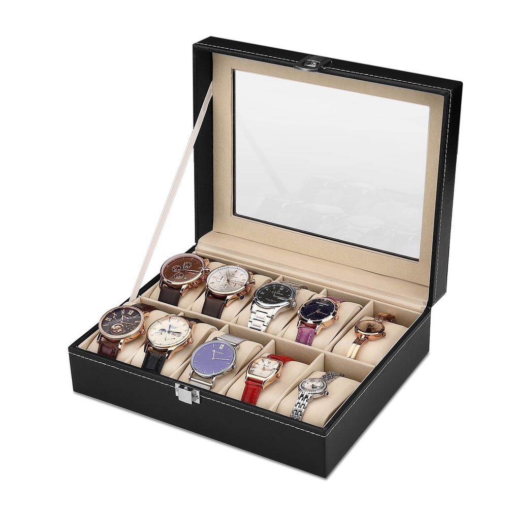 10-bit PU Leather Gray flannel - Best Jewelry Watches Women recensie en prijs