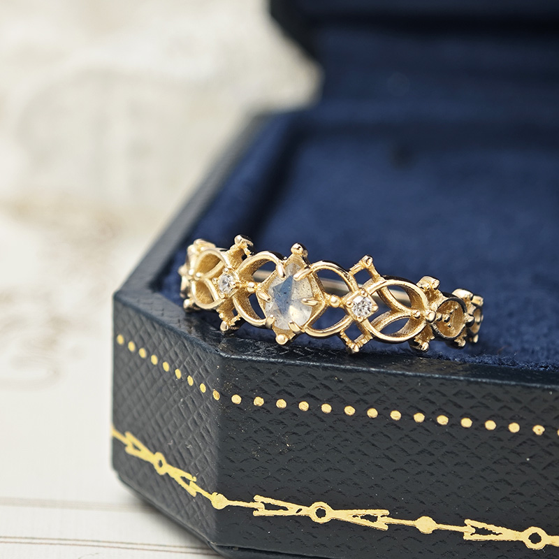 LAMOON Vintage Bijou Natural L - Turquoise Stone Ring recensie en prijs