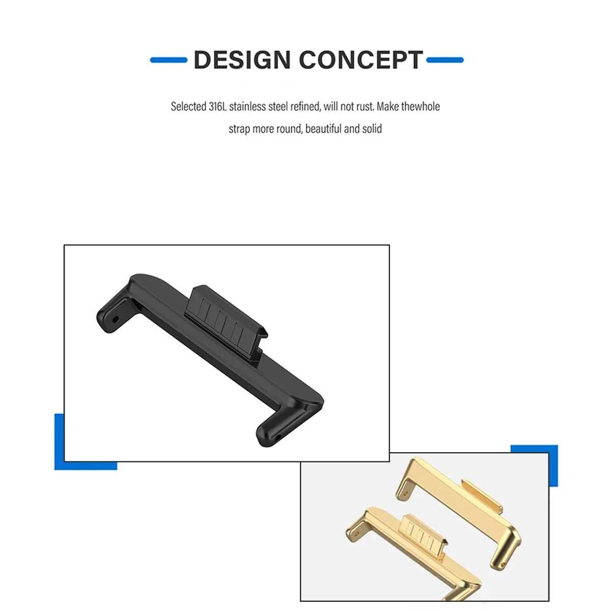 20mm 22mm 1Pair Adapter for Hu - Jewelry Stores Watches recensie en prijs