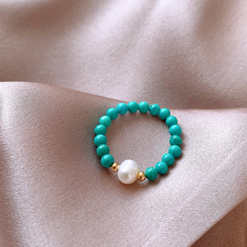 New Arrival Trendy Natural Fre - Turquoise Stone Ring recensie en prijs
