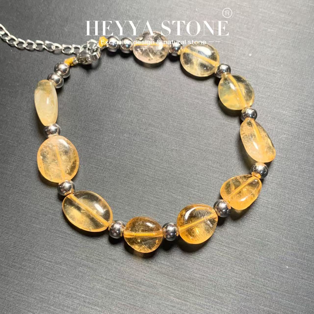 HEYYA STONE Natural Citrine Br - Gemstone Bracelet Healing recensie en prijs
