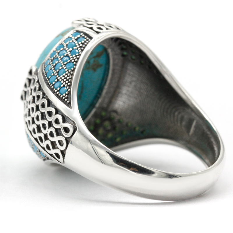 Natural Turquoise Stone Ring F - Turquoise Stone Ring recensie en prijs
