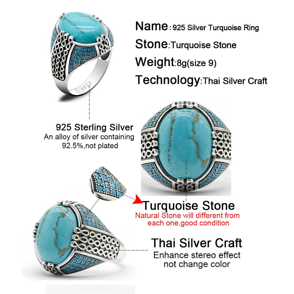 Natural Turquoise Stone Ring F - Turquoise Stone Ring recensie en prijs