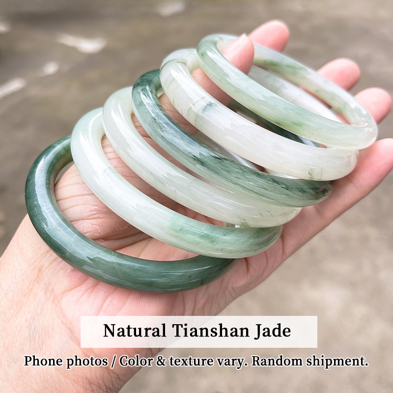 Natural Tianshan Jade Round Ba - Gemstone Bracelet Healing recensie en prijs