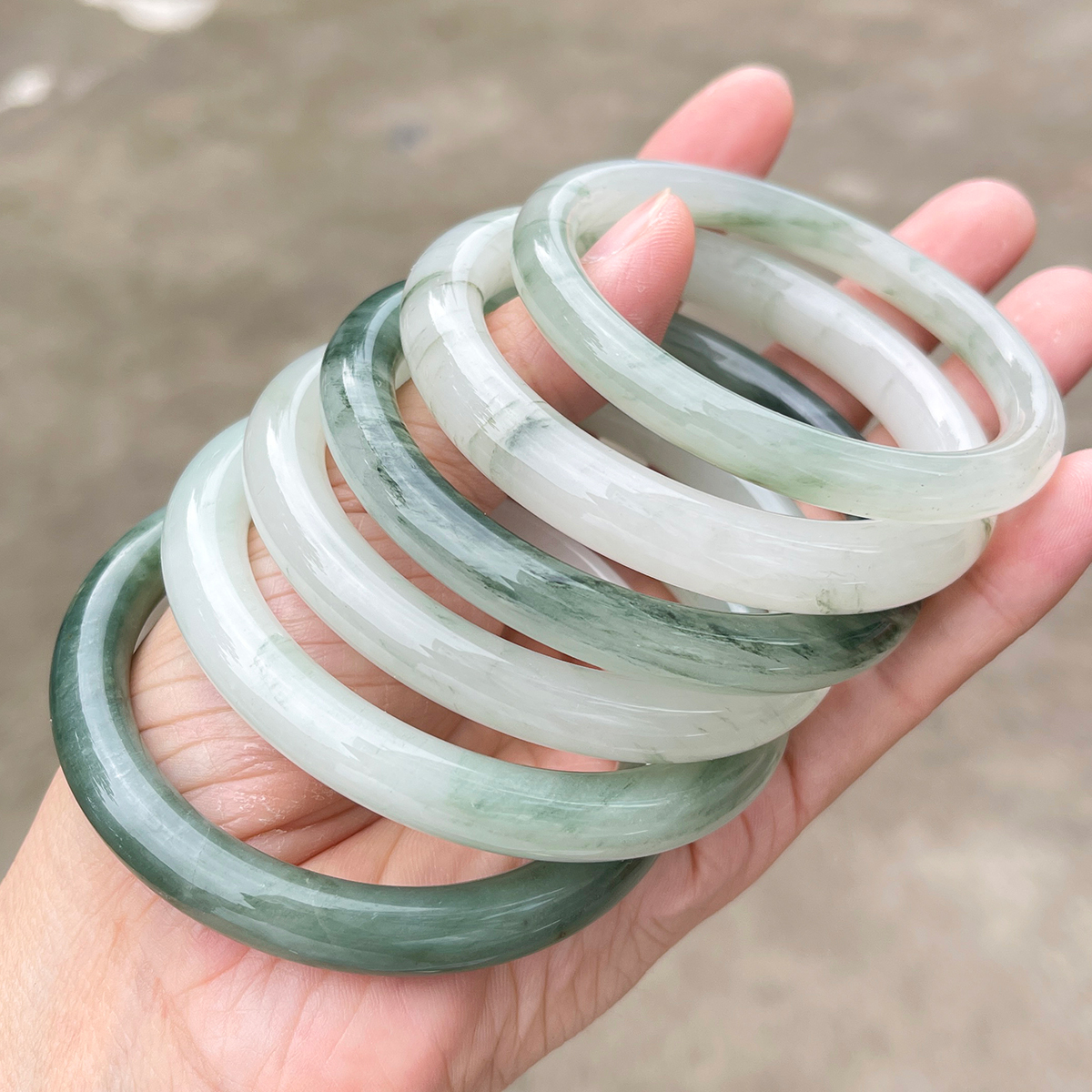 Natural Tianshan Jade Round Ba - Gemstone Bracelet Healing recensie en prijs