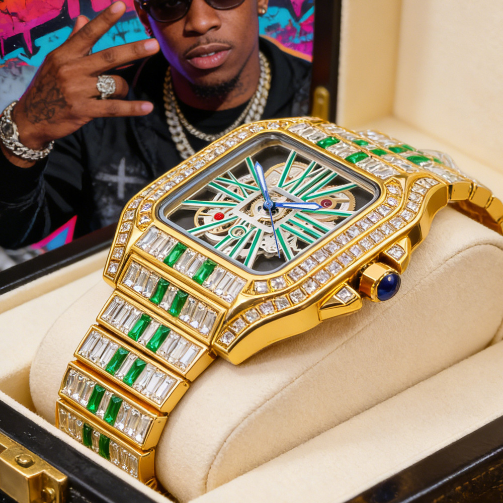 Hollow Luxury Bling Quartz Wri - Jewelry And Watches Luxury Brand recensie en prijs