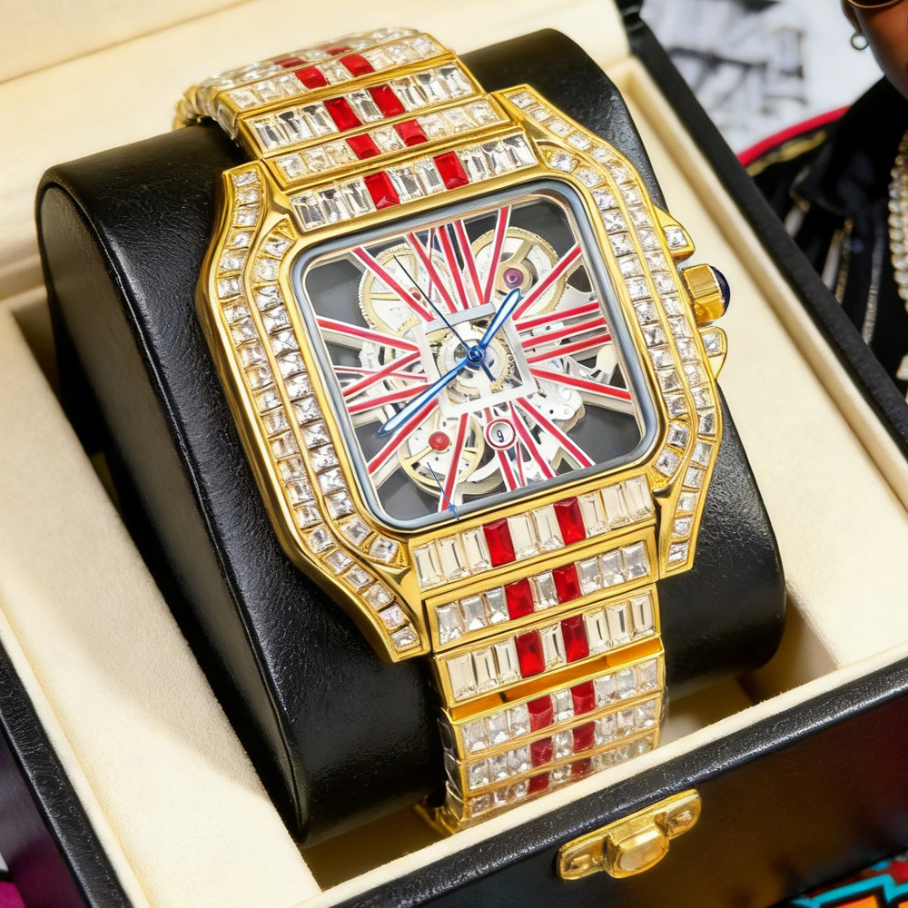 Hollow Luxury Bling Quartz Wri - Jewelry And Watches Luxury Brand recensie en prijs