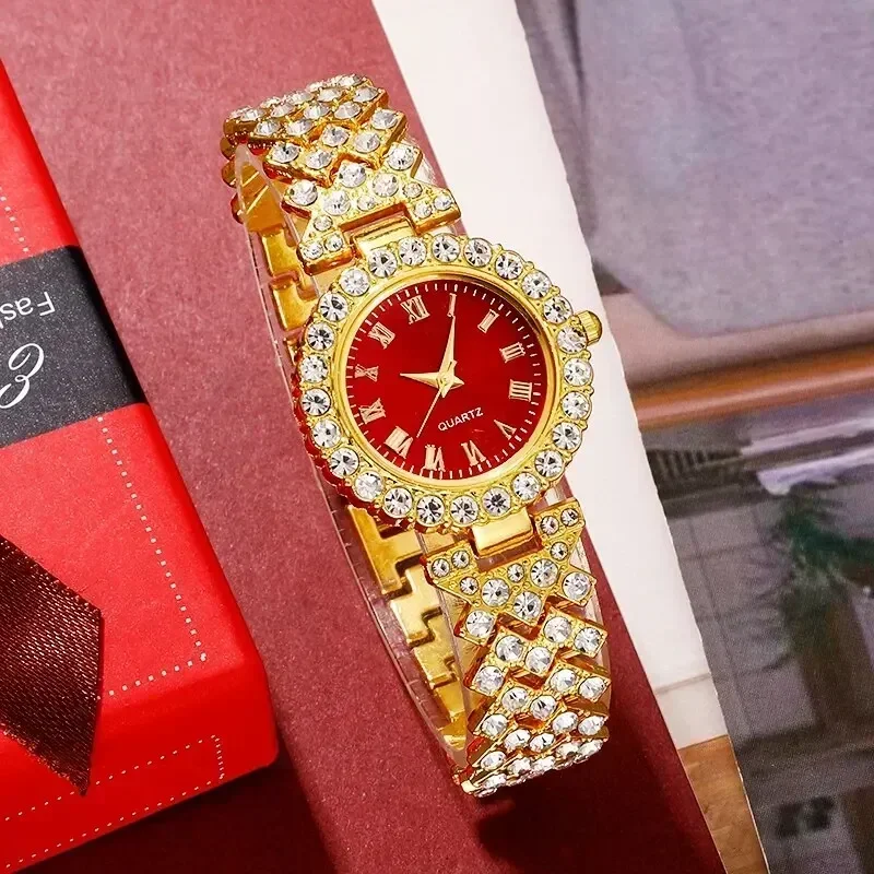 Golden Luxury Watch Women Ring - Jewelry Watches Gold recensie en prijs