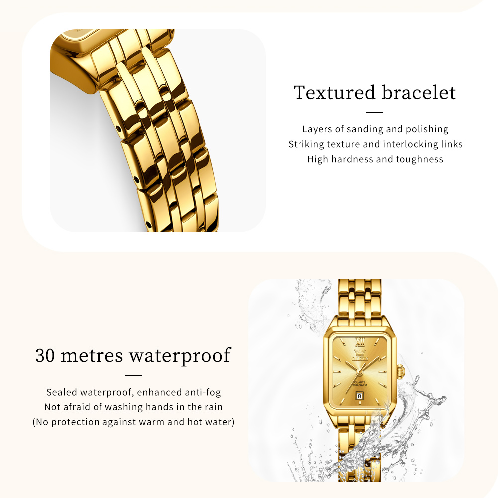 OLEVS Luxury Top Brand Women's - Jewelry Watches Gold recensie en prijs