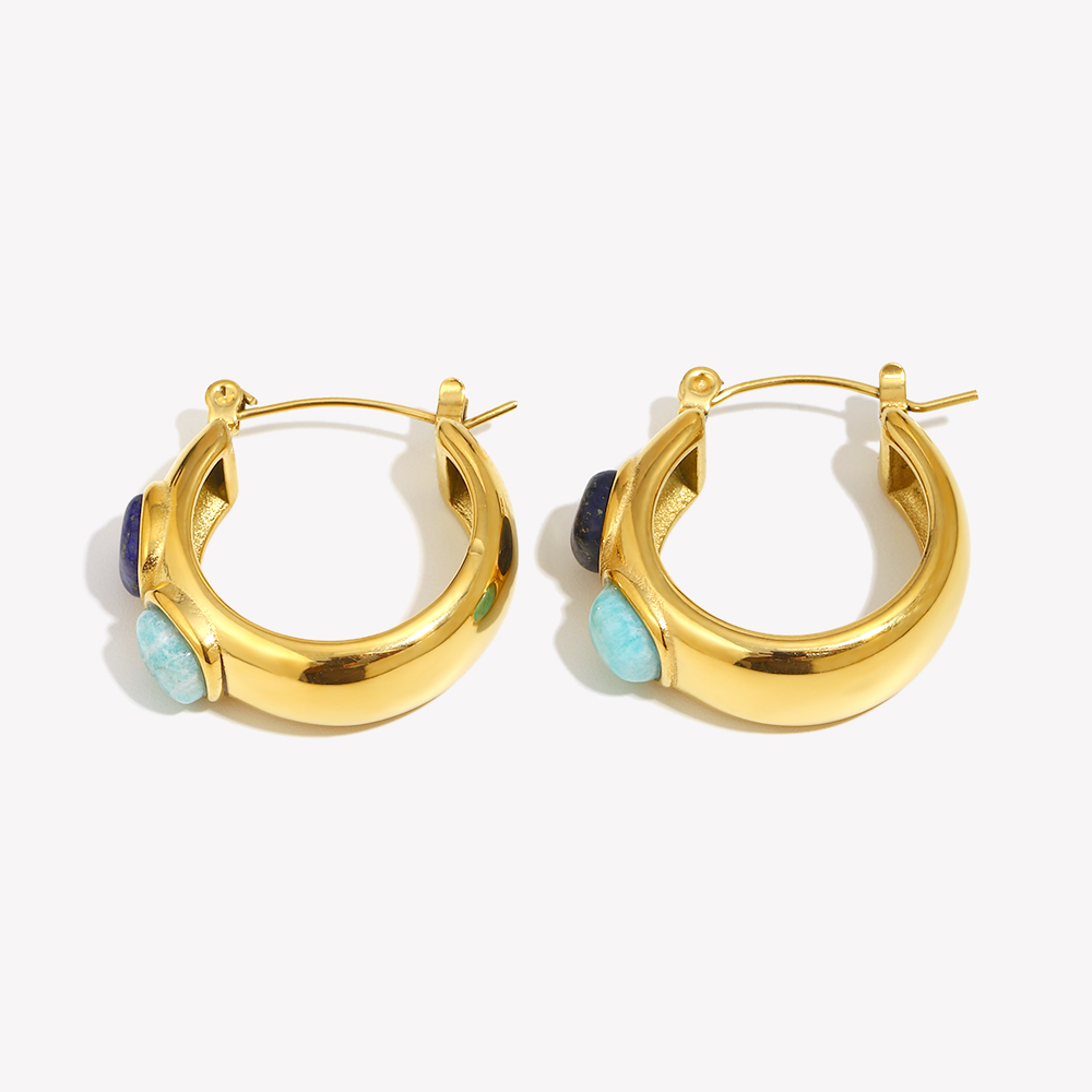 E.B.belle Round  Lazurite Turq - Turquoise Stone Ring recensie en prijs