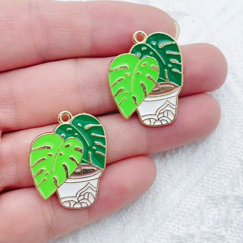 10pcs Cactus Plant Oil Drop Al - Jewelry & Watches Spółka Z Ograniczoną Odpowiedzialnością recensie en prijs