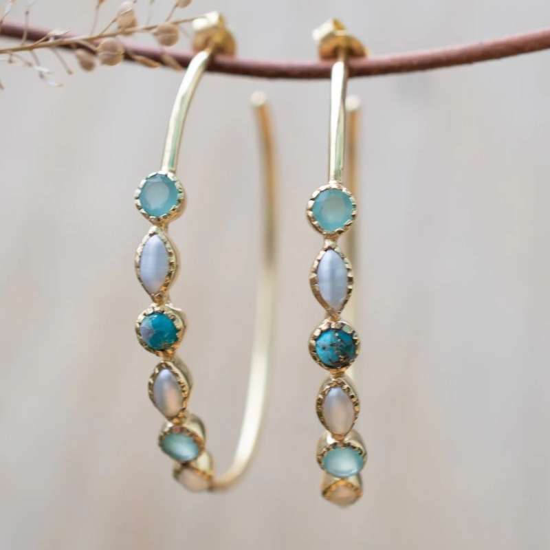 Retro Bohemian Style Synthetic - Turquoise Stone Ring recensie en prijs