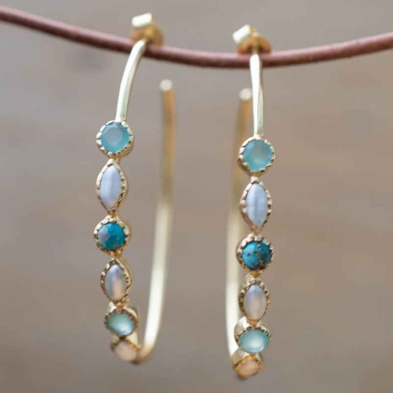 Retro Bohemian Style Synthetic - Turquoise Stone Ring recensie en prijs