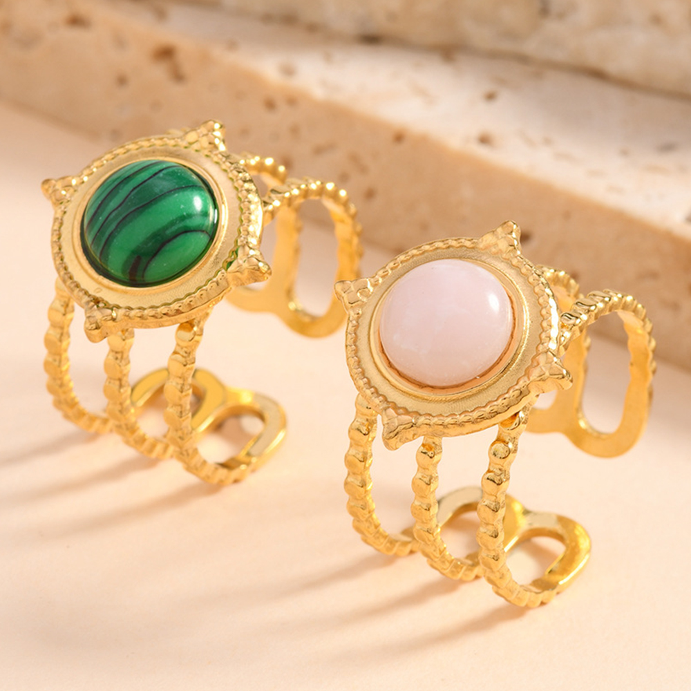 2025 NEW Set Luxury Natural St - Turquoise Stone Ring recensie en prijs