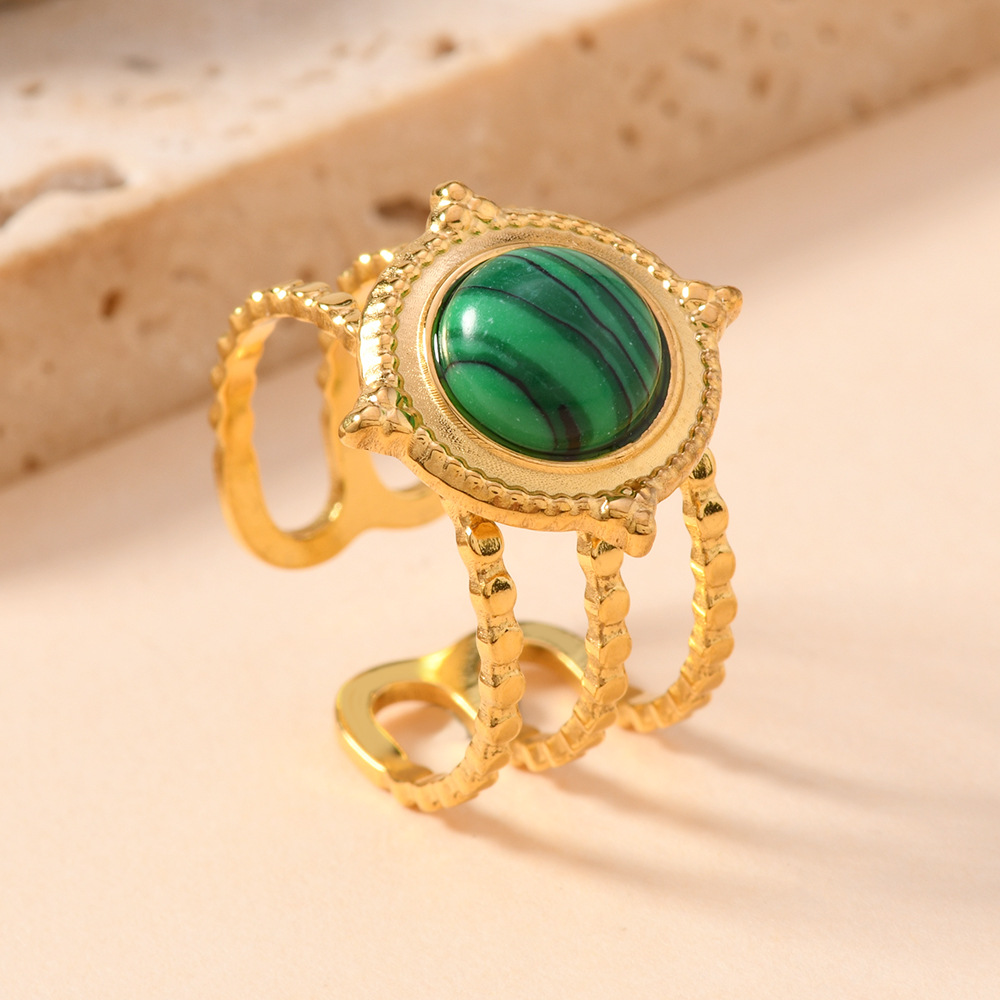 2025 NEW Set Luxury Natural St - Turquoise Stone Ring recensie en prijs