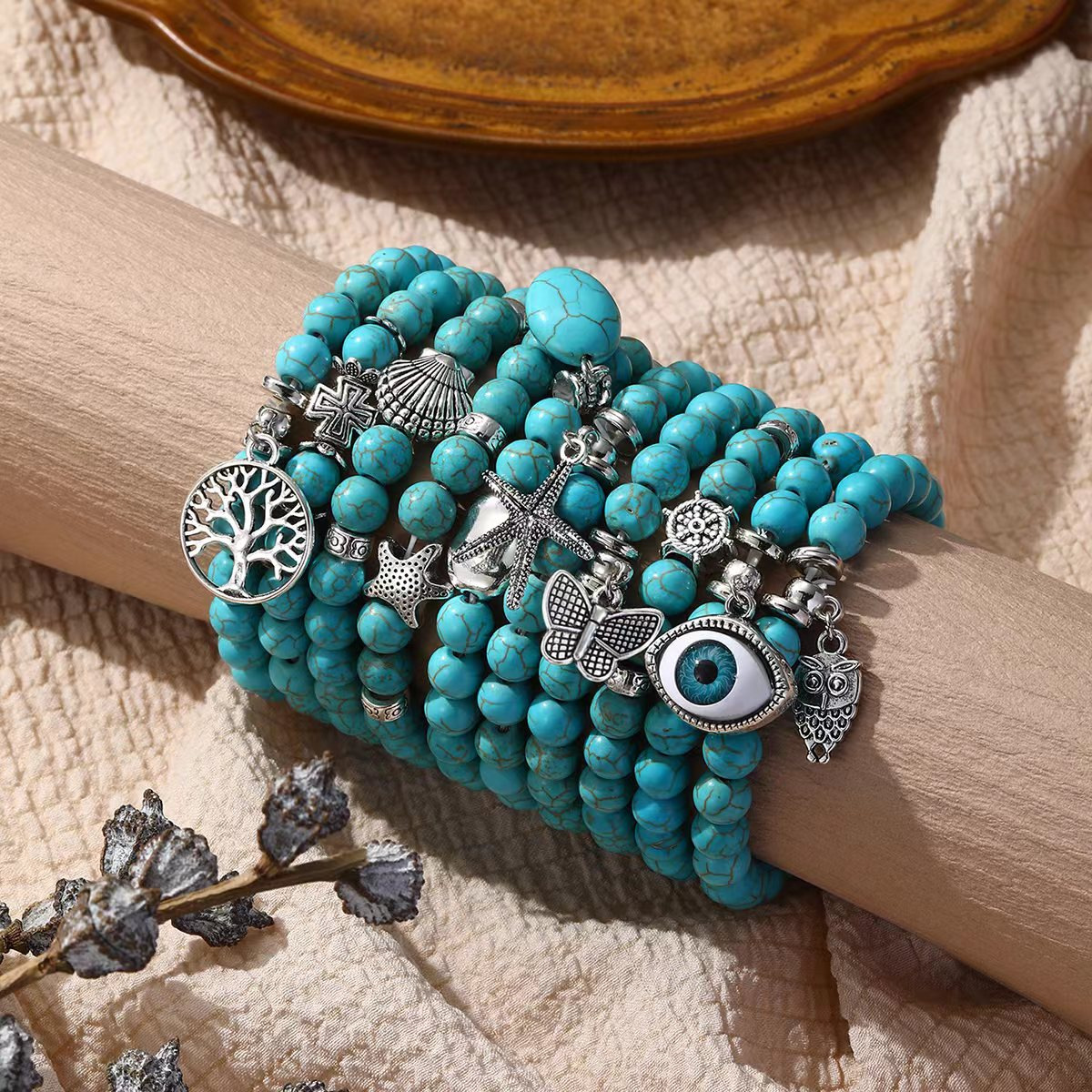 Various Shapes Blue Turquoise  - Turquoise Stone Ring recensie en prijs