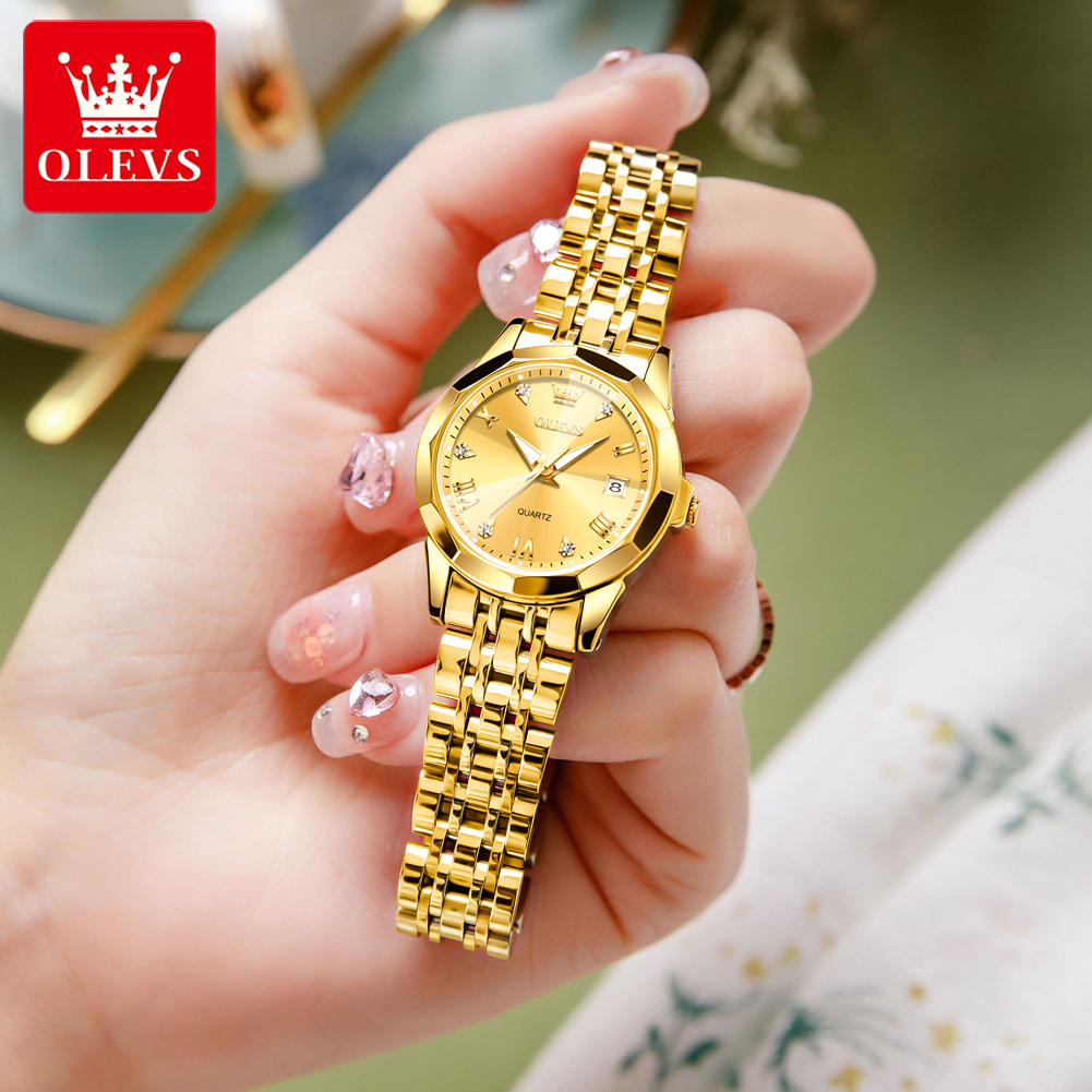 OLEVS Fashion Golden Watch for - Jewelry Watches Gold recensie en prijs